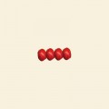 Red Dyed Howlite Rondelle Bead - 8mm - 16" String