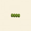 Green Dyed Howlite Rondelle Bead - 8mm - 16" String