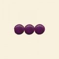 Purple Dyed Howlite Coin Shape Bead - 12mm - 16" String