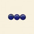 Blue Dyed Howlite Coin Shape Bead - 12mm - 16" String