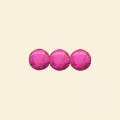 Pink Dyed Howlite Coin Shape Bead - 12mm - 16" String