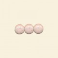 White Dyed Howlite Coin Shape Bead - 12mm - 16" String