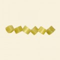 Butter Jade Gemstone Cube Bead - 6mm - 16" String