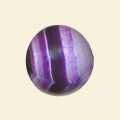 Purple Coloured Agate Beads - 16mm - 16" String