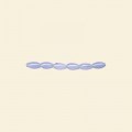 Blue Lace Agate Rice Bead - 6mm x 4mm - 16" String