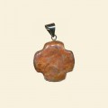 Orange Calcite Pendant - 30mm 