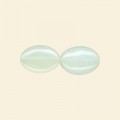 Jade Flat Oval Beads - 25mm x 18mm - 16" String