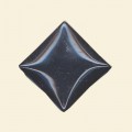 Black Agate Rhombus Beads - 20mm - 16" String  