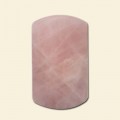 Rose Quartz Shaped Bead - 25 x 40mm 