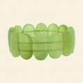 Chinese Jade Gemstone Elasticated Bracelet