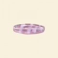 Purple Pressed Glass Tube Bead - 20mm - Pack of 10 