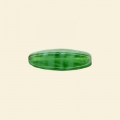 Green Pressed Glass Tube Bead - 20mm - Pack of 10 