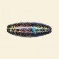 Multi Dichroic Glass Bead - 23mm x 10mm 