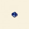 Blue Glass Bicone Beads - 6mm - Pack of 10