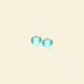 Aqua Glass Transparent Round Beads - 4mm - Pack of 10 