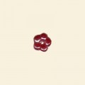 Red Glass Lustre Flower Beads - 8mm - Pack of 10 