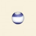 Purple Matt Glass Round Beads - 12mm