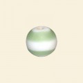 Green Matt Glass Round Beads - 12mm