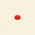 Red Drum Matt Glass Beads - 5mm x 3mm - Pack of 100  