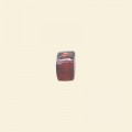 Red Lustred Glass Tube Beads - 8mm x 5mm - Pack of 10 