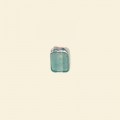Mint Lustred Glass Tube Beads - 8mm x 5mm - Pack of 10 