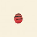 Red Matt Duranga Bead - 9mm x 8mm - Pack of 10 