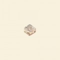 Crystal Plain Machine Cut Glass Bicones - 6mm x 6mm - 16" String