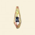 Pink Cloisonne Bead - 30mm x 8mm 