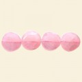 Rose Quartz Twist Beads - 16mm - Pack of 10