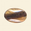 Tiger Eye Wavy Oval Beads - 20mm x 30mm - 16" String