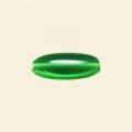 Green Cats Eye Beads - 18mm x 7mm - String
