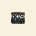 Pewter Effect Antique Look Tube - 13mm 