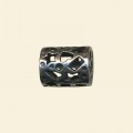 Pewter Effect Antique Look Tube - 15mm 