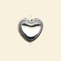 Silver Colour Bead Shape - 20mm - Pack of 10