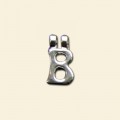Plated Letter B Pendant - 12mm 