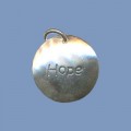Thai Silver Hope Pendant - 18mm 