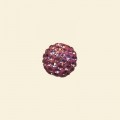 Pink Shamballa Crystal Pave Beads - 10mm 
