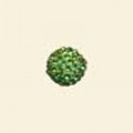 Lime Shamballa Crystal Pave Beads - 10mm 