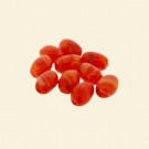 Orange Glass Rice Beads - 6mm - Pack of 10