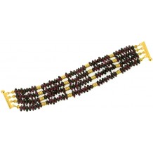 Garnet 4 Strand Bracelet