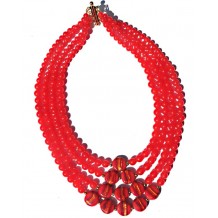 Sizzling Hot Orange Necklace