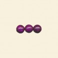 Purple Dyed Howlite Round Bead - 6mm - 16" String