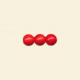 Red Dyed Howlite Round Bead - 6mm - 16" String
