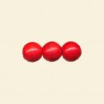 Red Dyed Howlite Round Bead - 8mm - 16" String