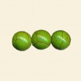 Green Dyed Howlite Round Bead - 10mm - 16" String