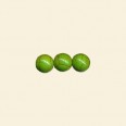 Green Dyed Howlite Round Bead - 6mm - 16" String