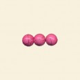 Pink Dyed Howlite Round Bead - 6mm - 16" String