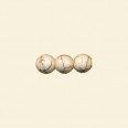 White Dyed Howlite Round Bead - 6mm - 16" String