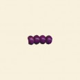 Purple Dyed Howlite Rondelle Bead - 8mm - 16" String