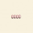 White Dyed Howlite Rondelle Bead - 8mm - 16" String